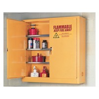 Eagle Manufacturing Company 1975 Eagle 24 Gallon 3 Shelf Wall Mount Safety Flammable Storage Safety Cabinet With Two Self-Closin